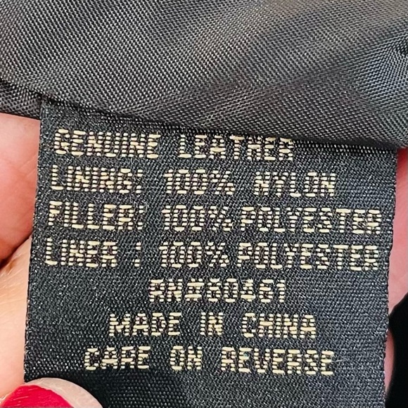 Guide Gear Genuine Leather Bomber Jacket Men Size Small Black Pockets - Picture 4 of 10